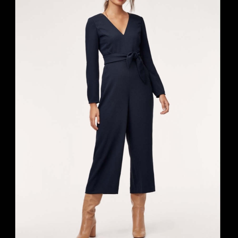 Aritzia Wilfred Ecoulement Jumpsuit Long Sleeve